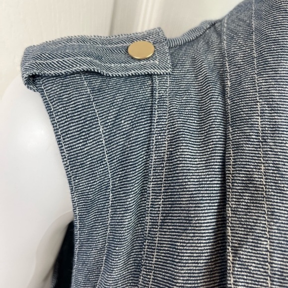 13.Jones New York.NWT.Linen blend material.Midi open vests w/pockets.S Oversized - Picture 6 of 9